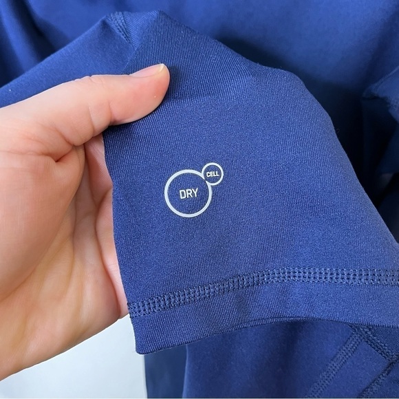 PUMA Golf Quarter Zip Popover Shirt Pleated Cuff Thumbhole Athleisure - Picture 7 of 11